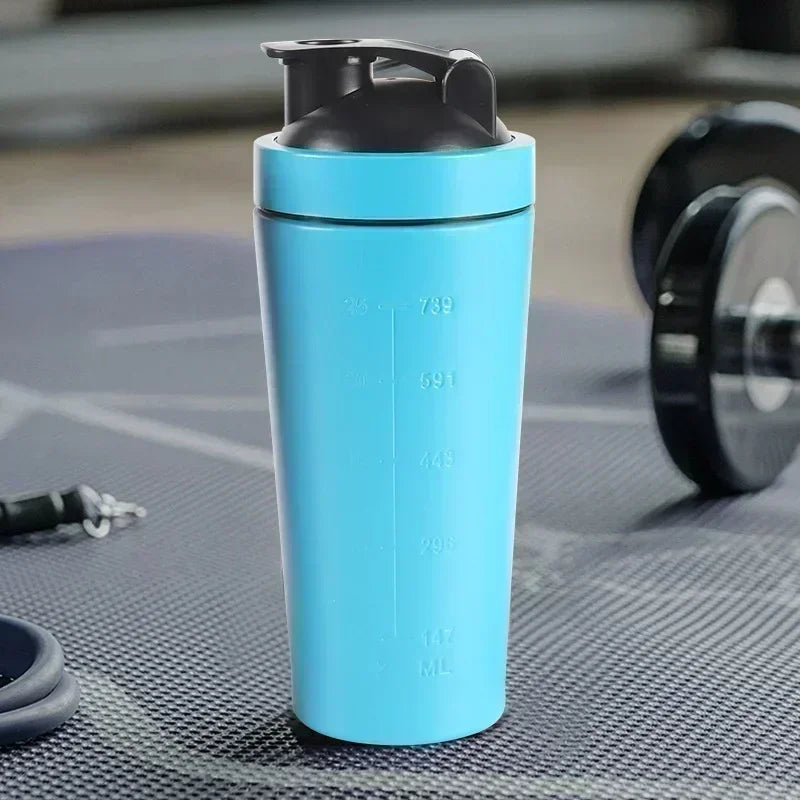 Multi-Color Stainless Steel Single-Ayer Sports Shaking Cup Simple Leakproof Design Suitable for Fitness and Sports Cups