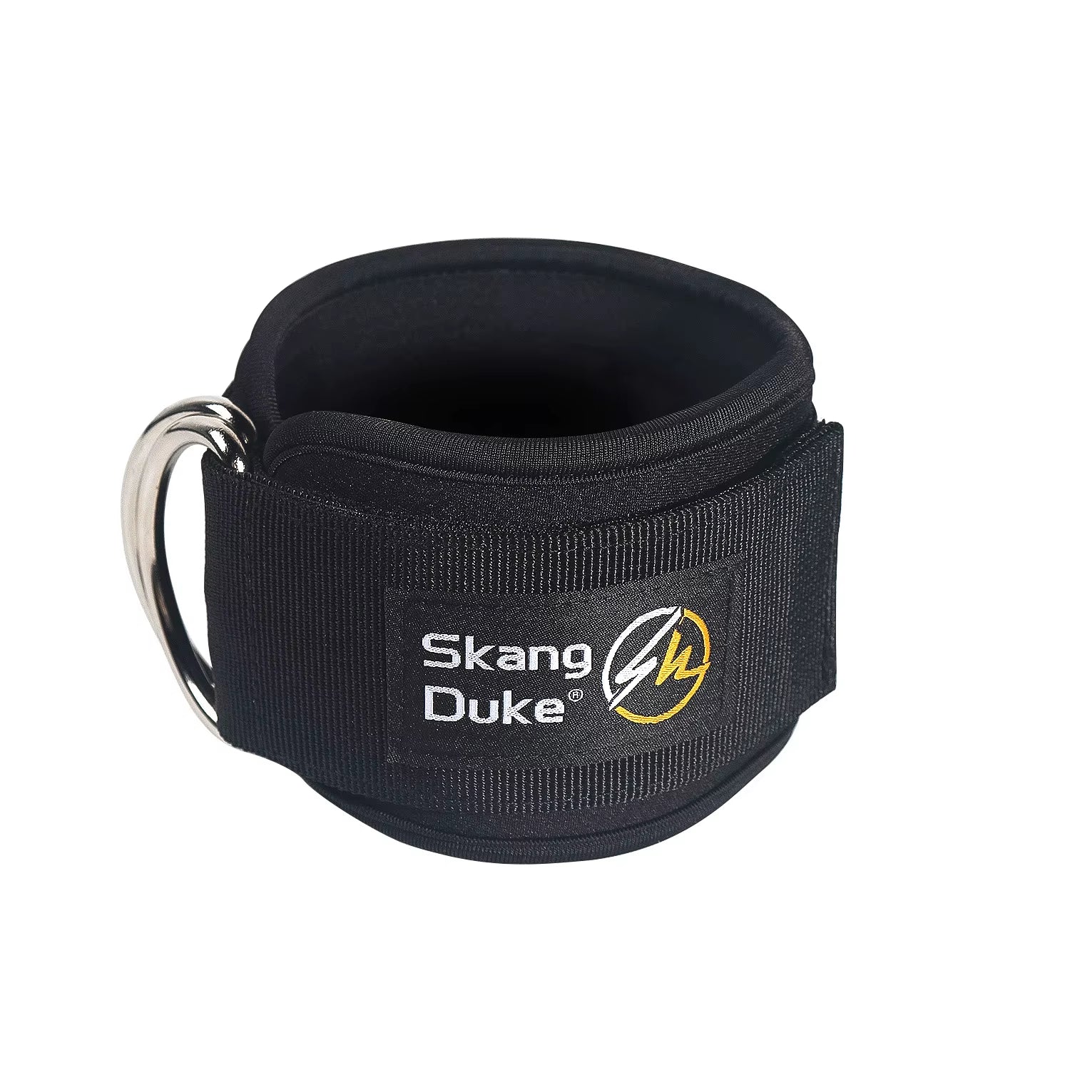1Pc Adjustable D-Ring Ankle Straps for Cable Machines - Comfortable Ankle Cuffs for Glute & Leg Muscle Strength Training in Gym