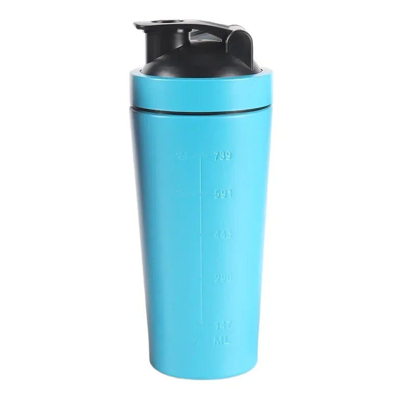 Multi-Color Stainless Steel Single-Ayer Sports Shaking Cup Simple Leakproof Design Suitable for Fitness and Sports Cups