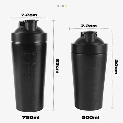 Multi-Color Stainless Steel Single-Ayer Sports Shaking Cup Simple Leakproof Design Suitable for Fitness and Sports Cups