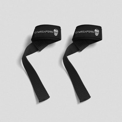 Gymreapers Premium Padded Neoprene Lifting Straps for Weightlifting, Bodybuilding, and Powerlifting - 18" Cotton Deadlift Straps for Enhanced Grip Support and Wrist Protection - Set of 2