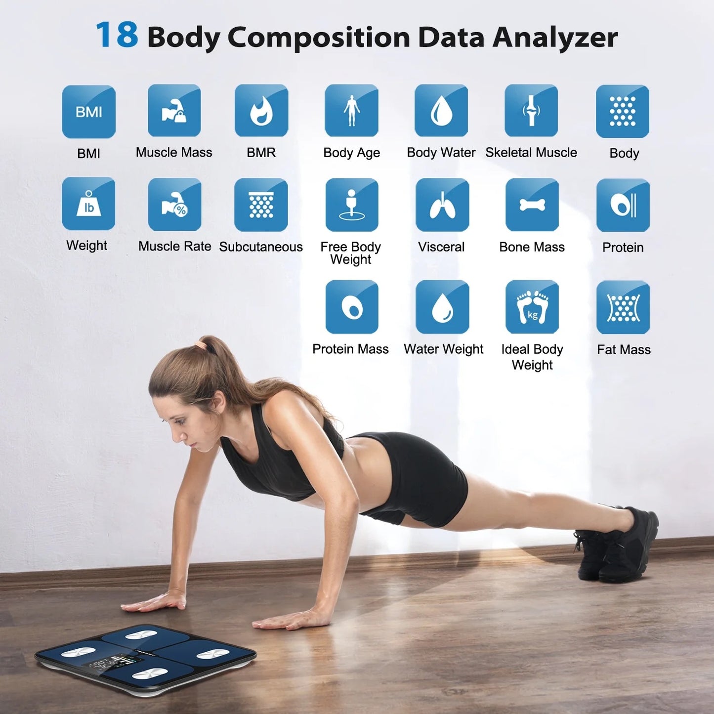 Smart Digital Scale for Body Weight and Fat Percentage